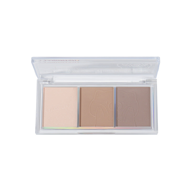 Fashion Highlighter Blush Nose Shadow Palette