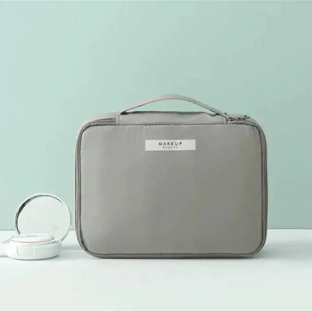Travel Makeup Bag with Multiple Compartments