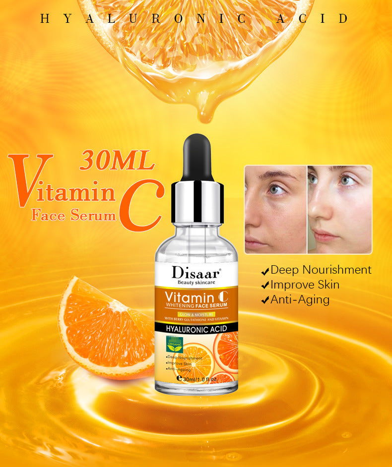 Hyaluronic Acid & Vitamin C Brightening Face Serum