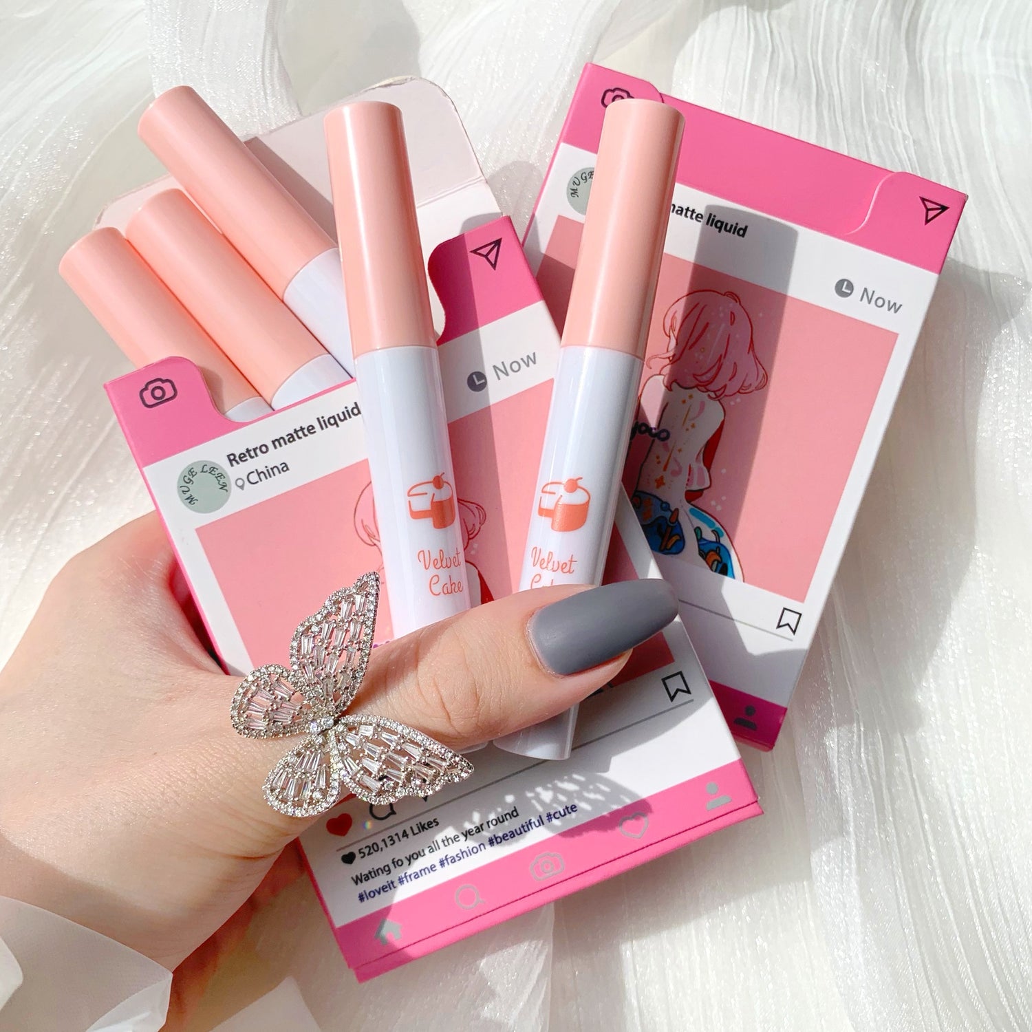  Matte Velvet Lip Glaze SetMatte Velvet Lip Glaze Set