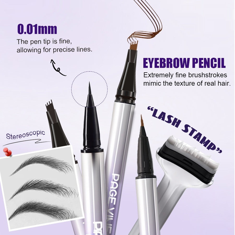 Long-lasting Smudge-proof Brow Lash And Eyeliner All In One