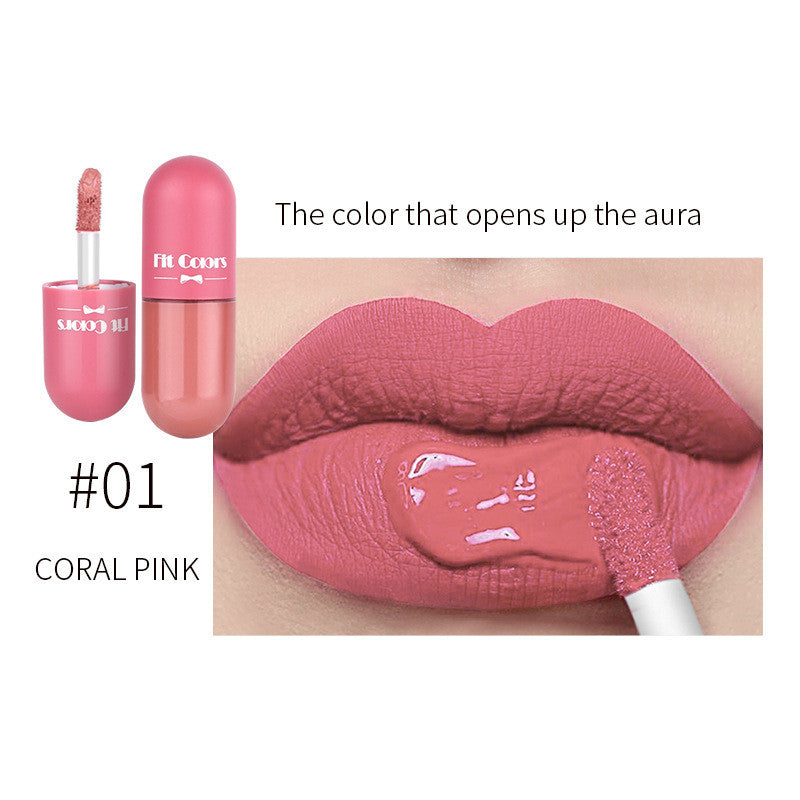 Ladies Fashion 5 Color Mini Capsule Lip Gloss