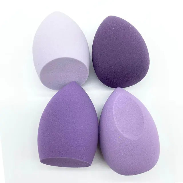 4-Piece Bevel Cut Makeup Sponge Set
