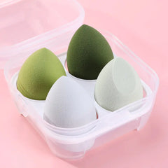 4-Piece Bevel Cut Makeup Sponge Set
