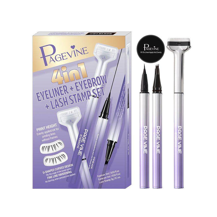 Long-lasting Smudge-proof Brow Lash And Eyeliner All In One