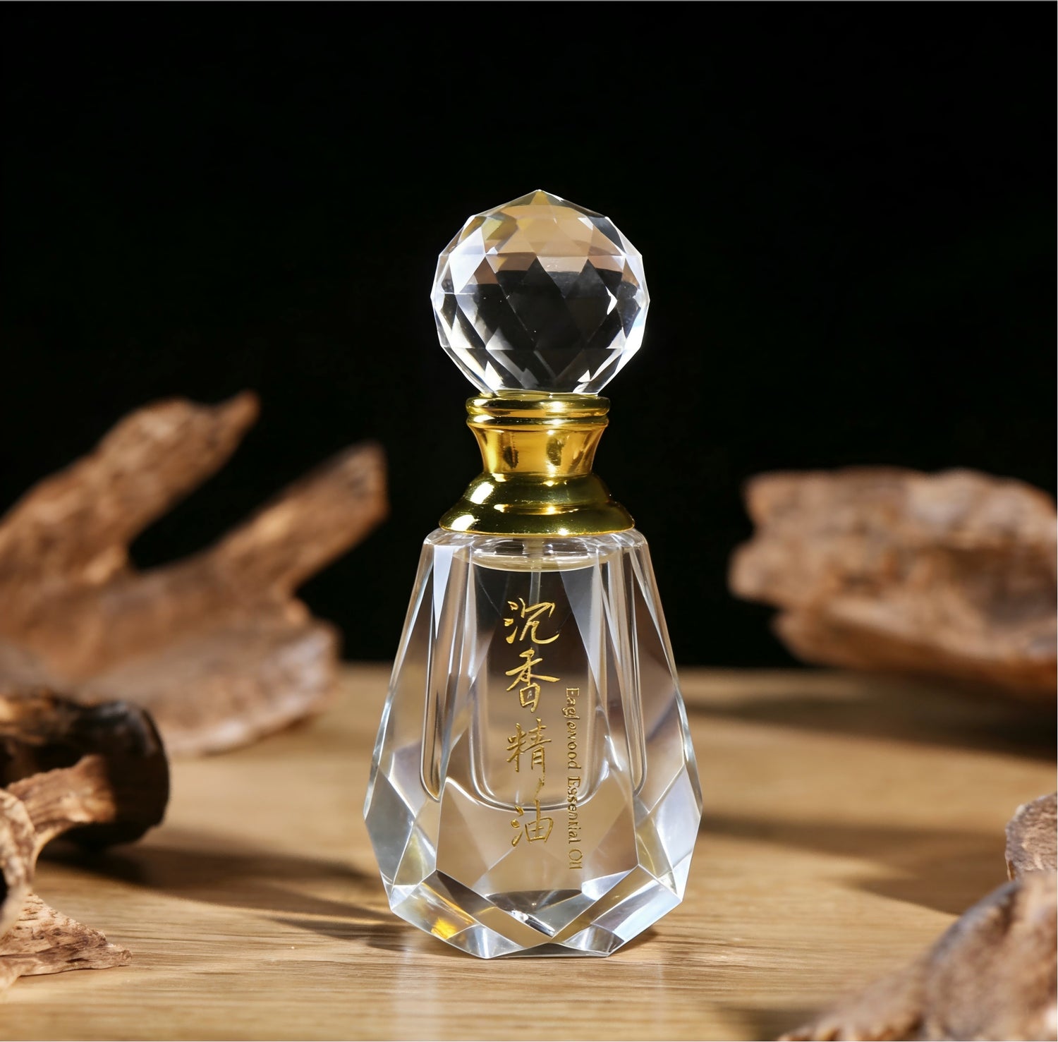 Natural Agarwood & Ebony Essential Oil for Perfume & Skincare Use